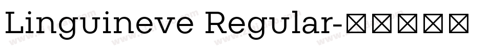 Linguineve Regular字体转换